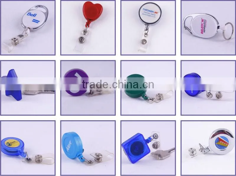 lanyard retractable reel id card holder XSBH0116