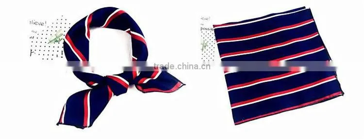 Customized Fashion High Quality Ladies Silk Scarf 50*50