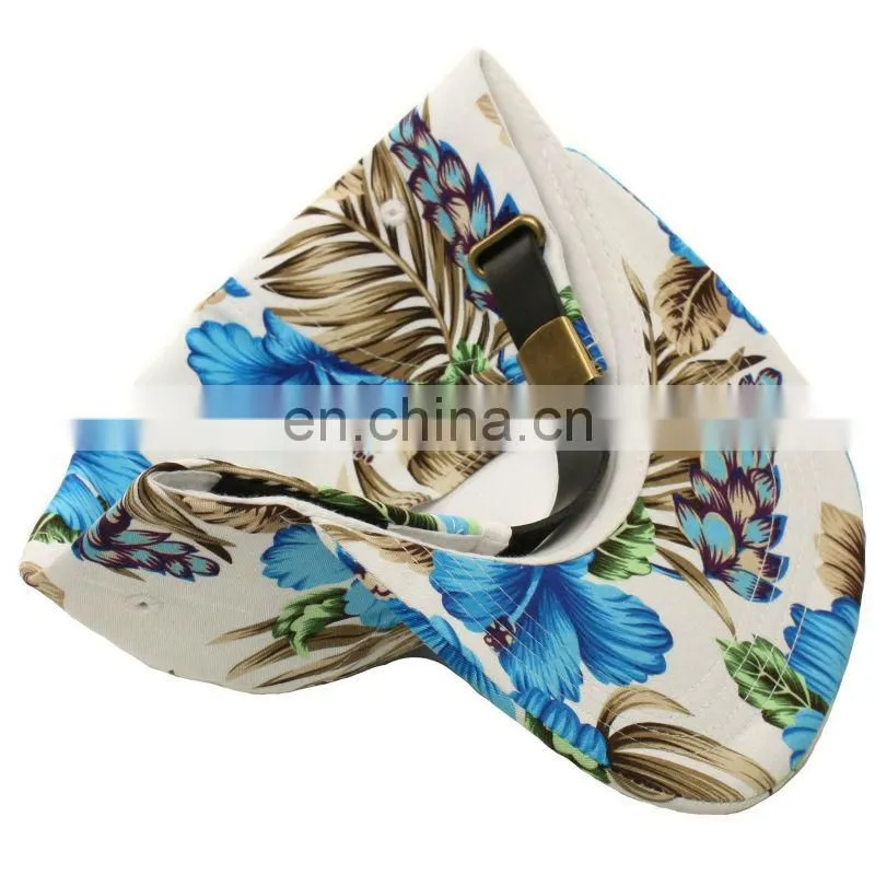 Multi color 80s style 5 panel flat bill strap back hat