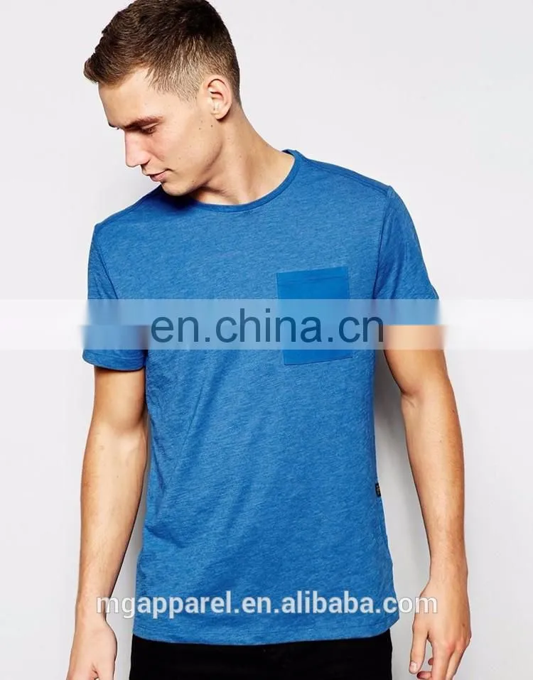 China Clothing Manufacturer Custom Mens T-shirt Promotional Cotton T-shirt With Pocket
