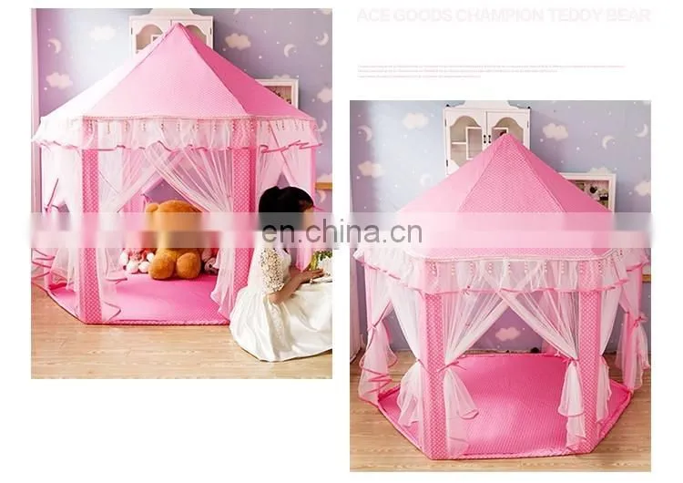 Wholesale Princess Pink Teepee Children Tent Kids Tent For Sale