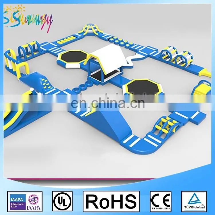 Inflatable Water Park Floating Water Games Giant Inflatable Water Play Park for Adults