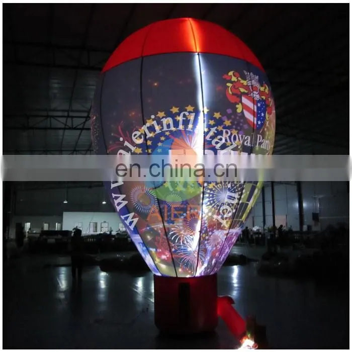 Beautiful advertising inflatable helium hot firework air balloon for sale
