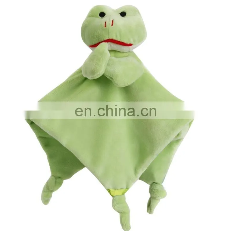 YK 30cm plush animal comforter towel toy for baby