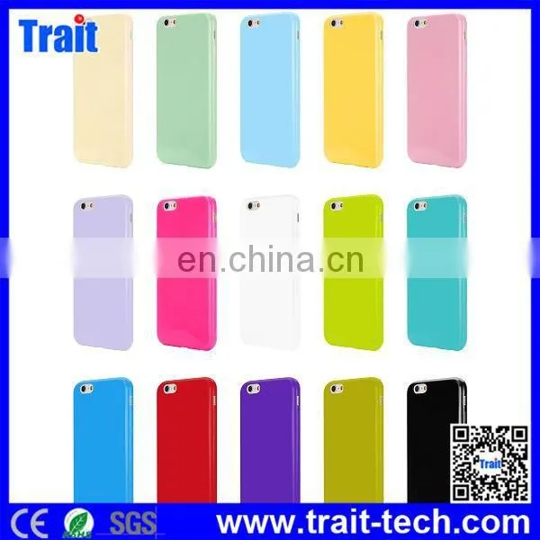 Slim Smooth Flexible Precise Cutouts Solid Color TPU Case for iPhone 6 Plus 5.5 inch