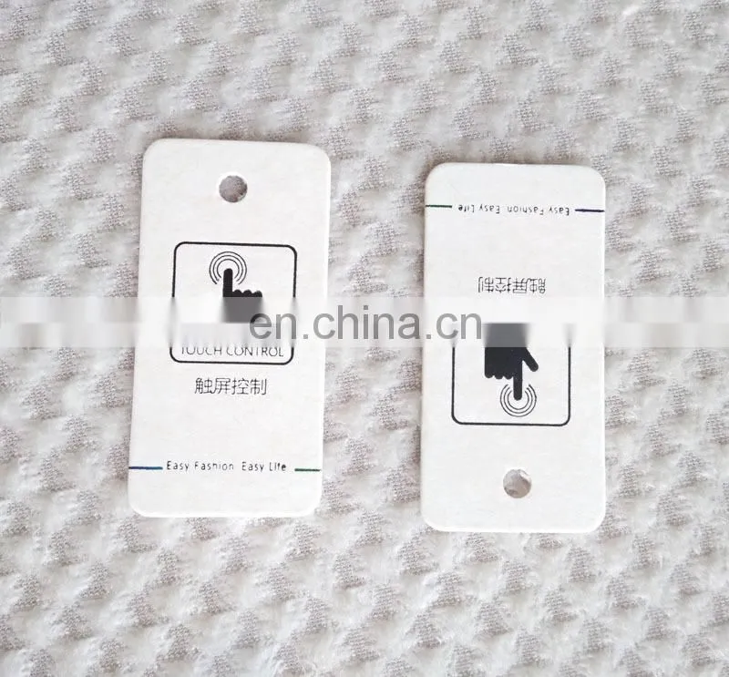 New design art paper printing cheap custom hang tags wholesale