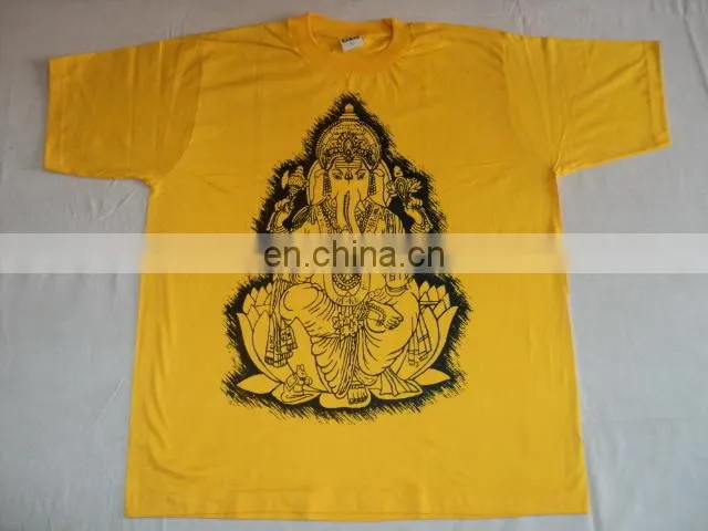 PRINTED INDIAN GODS PRINTS T-SHIRTS om mandala ganesh