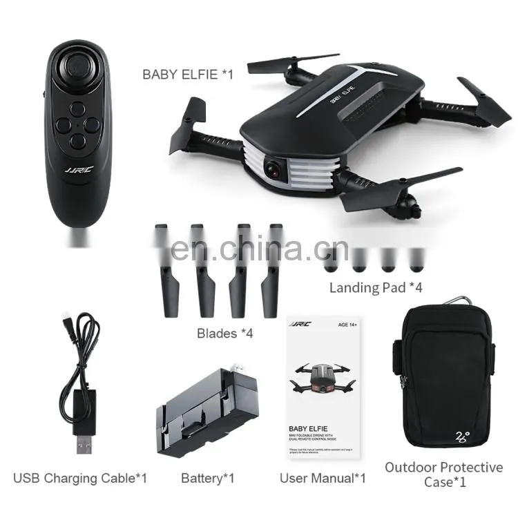 Dropshipping JJR/C H37 Mini Folding 360 Degree Flip 4-Channel WiFi Real-time FPV Radio G-Sensor Quadcopter with 720P Camera
