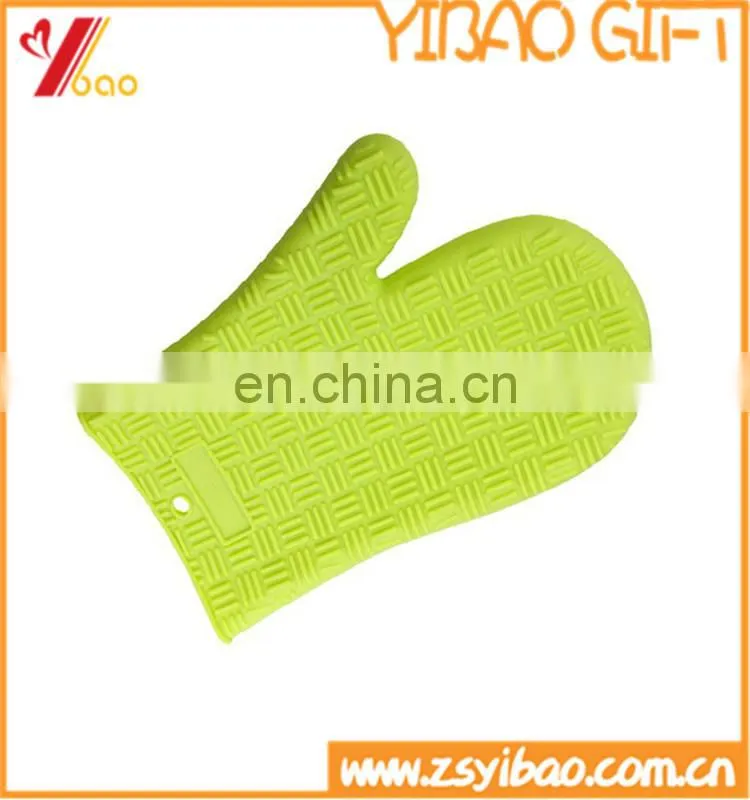 Customize food-grade BBQ heat resistant silicone baking gloves for cooking