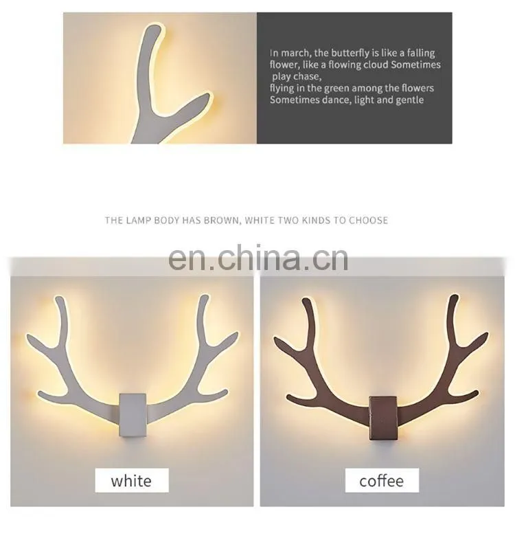 Modern minimalist home lighting balcony aisle lamp bedroom study bedside lamp led wall lamp