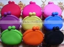 attractive silicone smart wallet , fancy silicone coin purse,coin purse with zipper