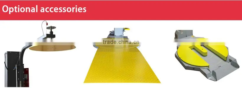 High quality turntable pallet stretch wrapper