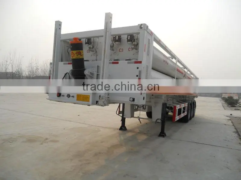 Yukun GSX08-2915-CNG-25 8 tubes transport trailer sales
