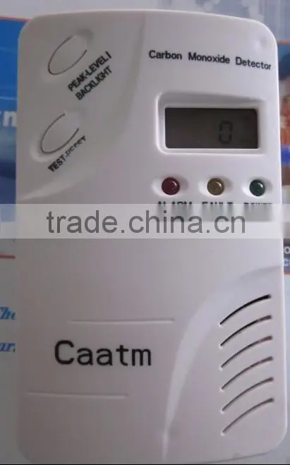 High Quality Carbon Monoxide Detector widely used for Home Aparment Offic Pass CE
