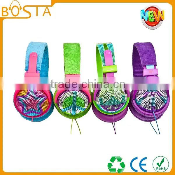 2015 Hot sales super bass noise cancelling headphone with speaker