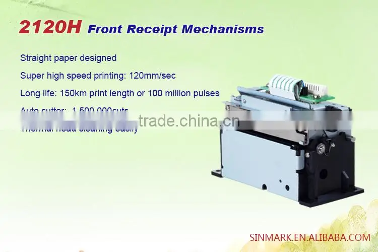 Supermarket weighing scale label printing /Front Receipt Mechanism