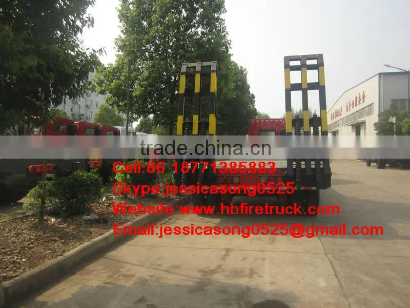 2 axles low bed truck trailer