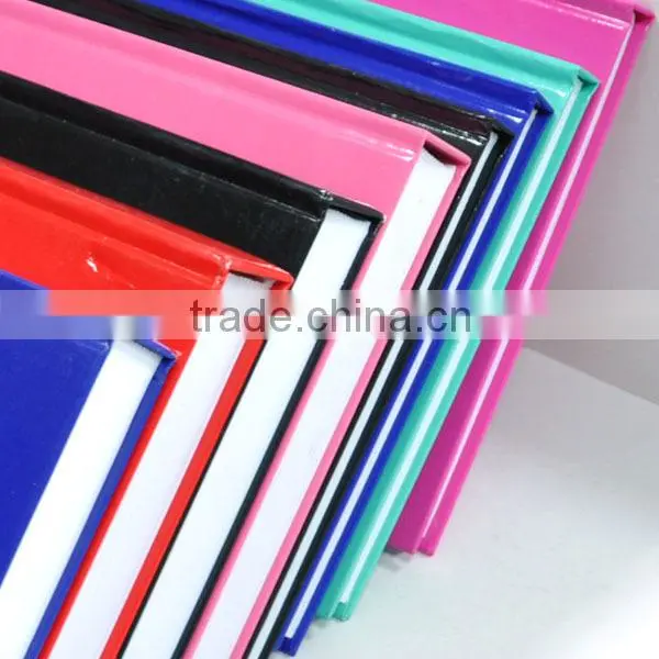 Hardcover grey cardboard with art paper notebook