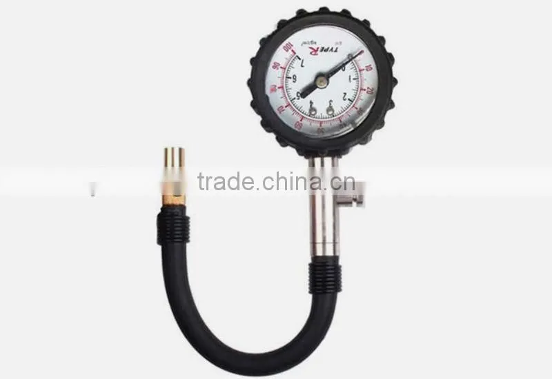 Dial Tire Pressure Gauge with Release Valve