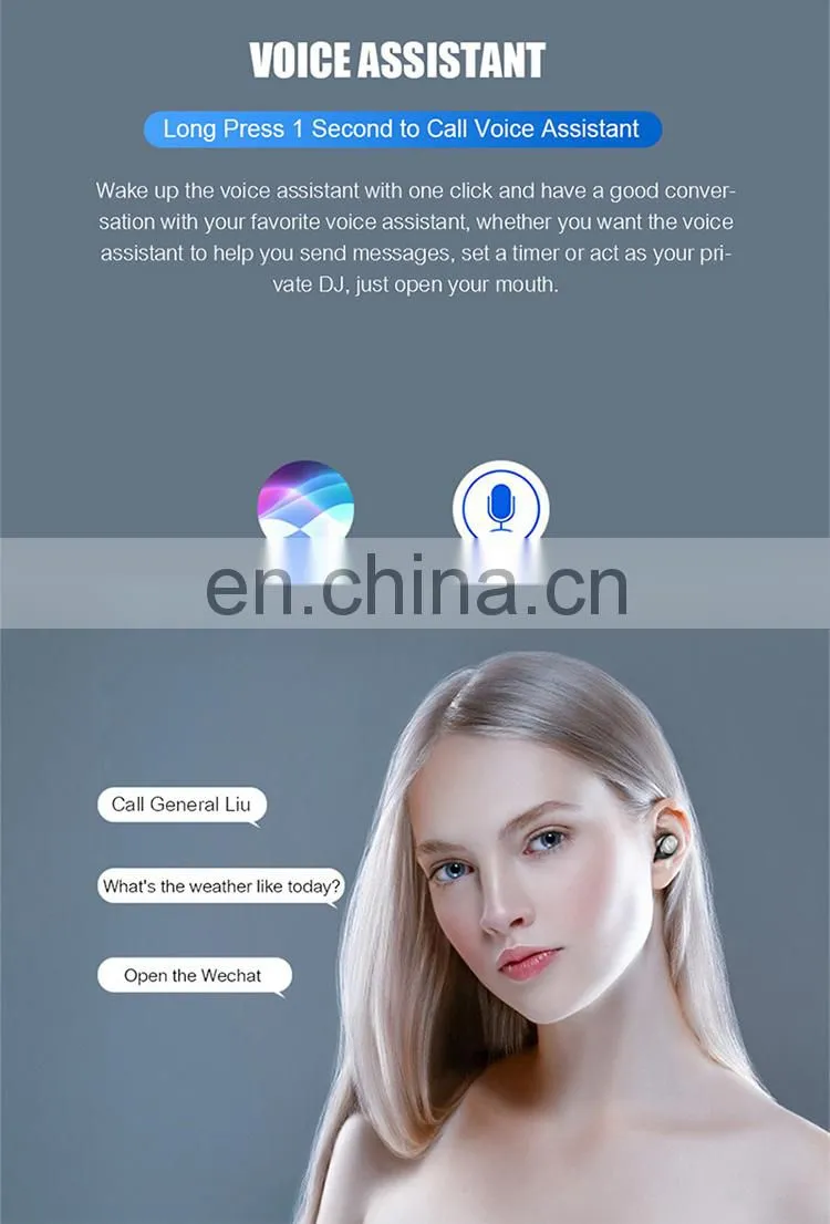 2000mAh Touch F9 9D Stereo BT5.1 True Wireless Headphones Headset Earbuds LCD Waterproof Noise Reduction Wireless Earphone F9