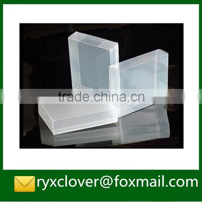 PP stationery customized logo clear plastic packaging box