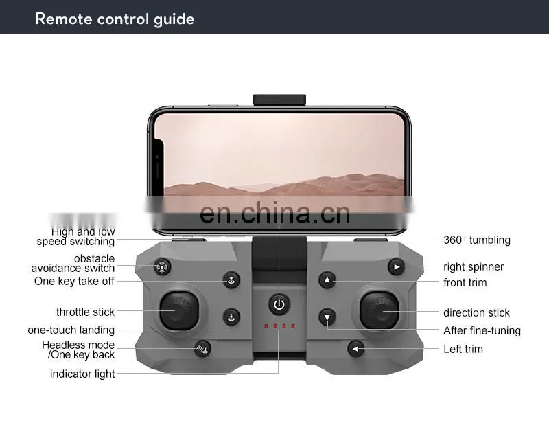 K6 Mini Drone 4K Dual Camera Wifi FPV Four Sides Infrared Obstacle Avoidance Foldable Quadcopter Gifts