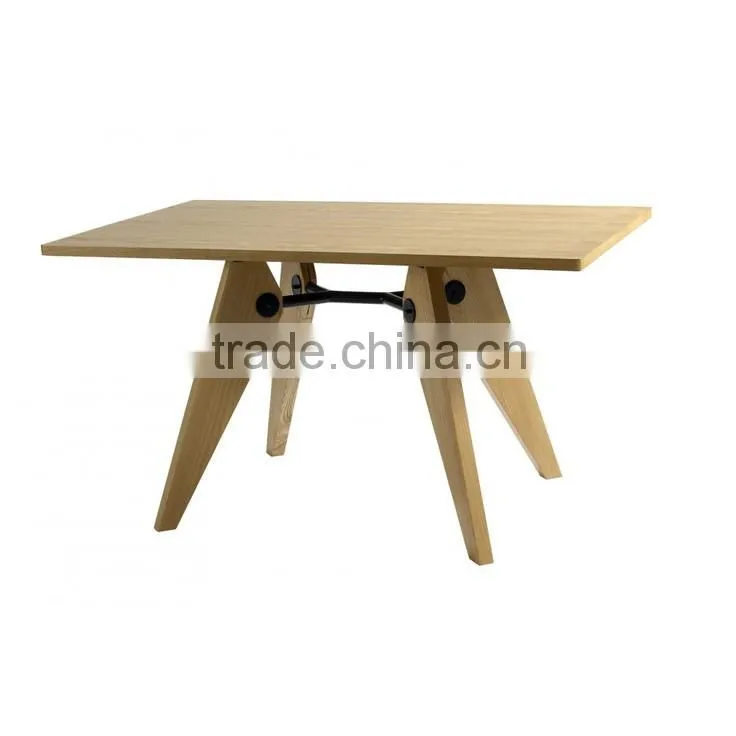 European style hot sale table solvay by Jean Prouve for dining room