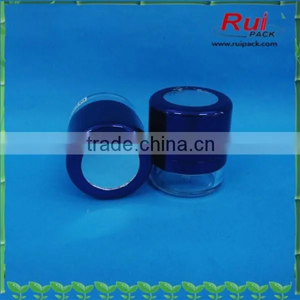 Big selling plastic flip-top cover make up container / BB/CC cream cosmetic make up jar