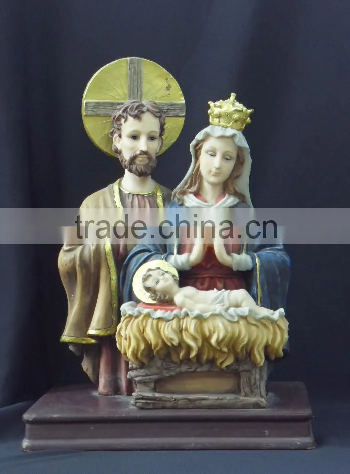 Polyresin Holy family crafts
