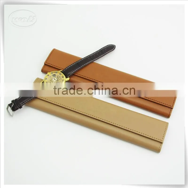 Luxury handmade packing pu leather luxury watch box