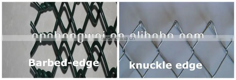 high quality and low price galvanized chain link fence