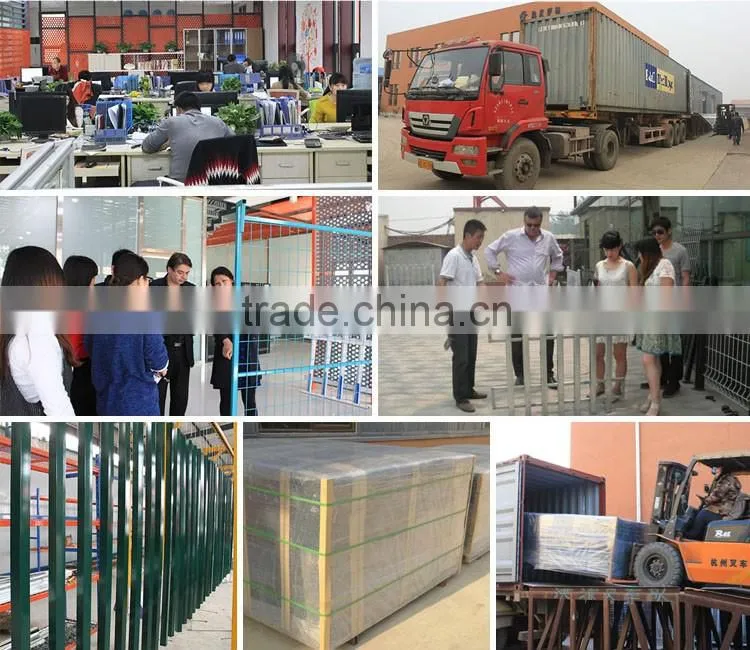 Hot galvanized event crowd control barrier