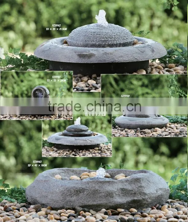 fiberglass small round water fountain