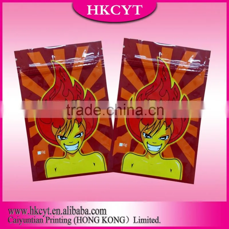 New style dafuq 10g herbal incense bag spice zipper bag