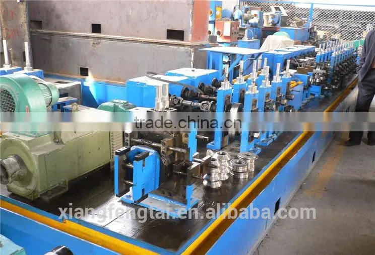 High frequency stainless steel induction HFI pipe making machine