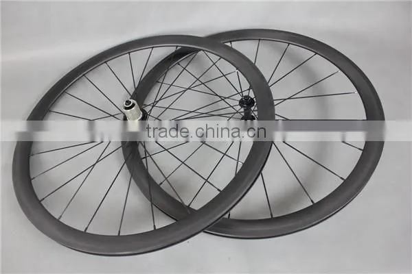 Carbon clincher road bike wheelset 38mm China bike wheels 38C