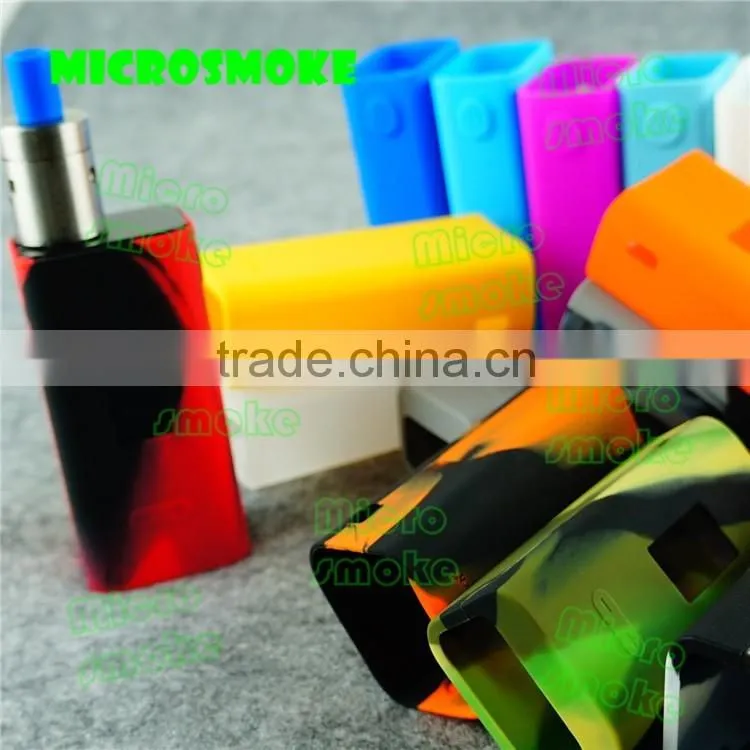 2016 Hottest Original Cuboid 150W Temp Control box mod silicone case/skin/sleeve/protector/wrap/decal colorful cover 19 colors
