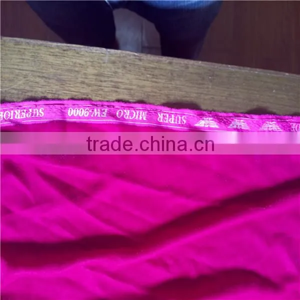 good quanlity 100% polyester dyeing mirco velvet 9000