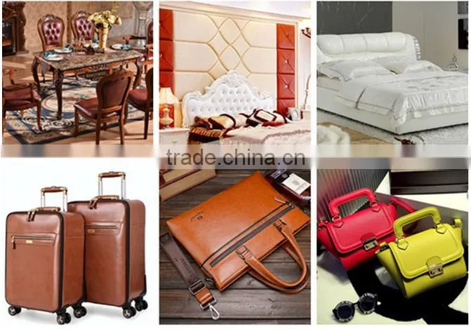 High quality Environmental Protection PVC oil wax Leather for Sofa, Chair Cover