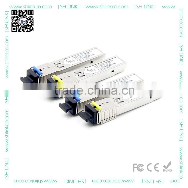WDM simplex lc sc connector optional 2.5G Bidirectional optical module
