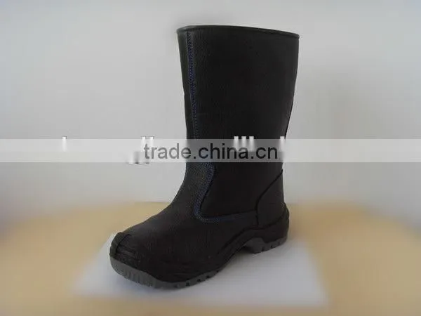 industrial work boot sfety boot leather safety shoes price 9014