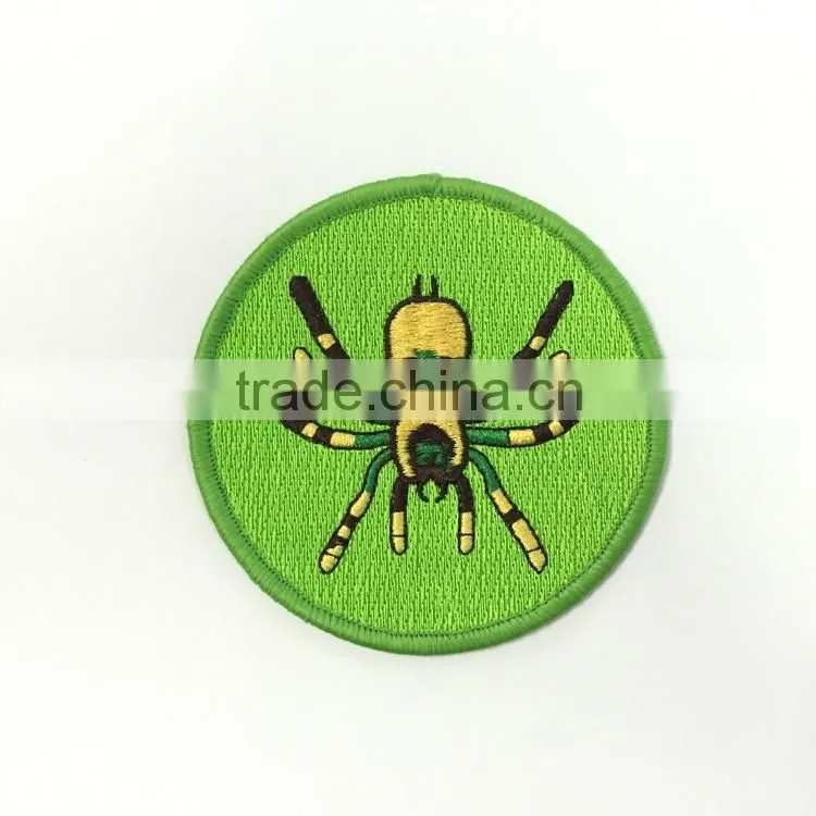 Custom high density iron-on personalized embroidery patches for clothing