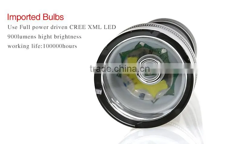 10W XML T6 Led Rechargeable Railway Torch
