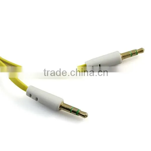 3ft Flat 3.5mm Male To Male Audio Cable
