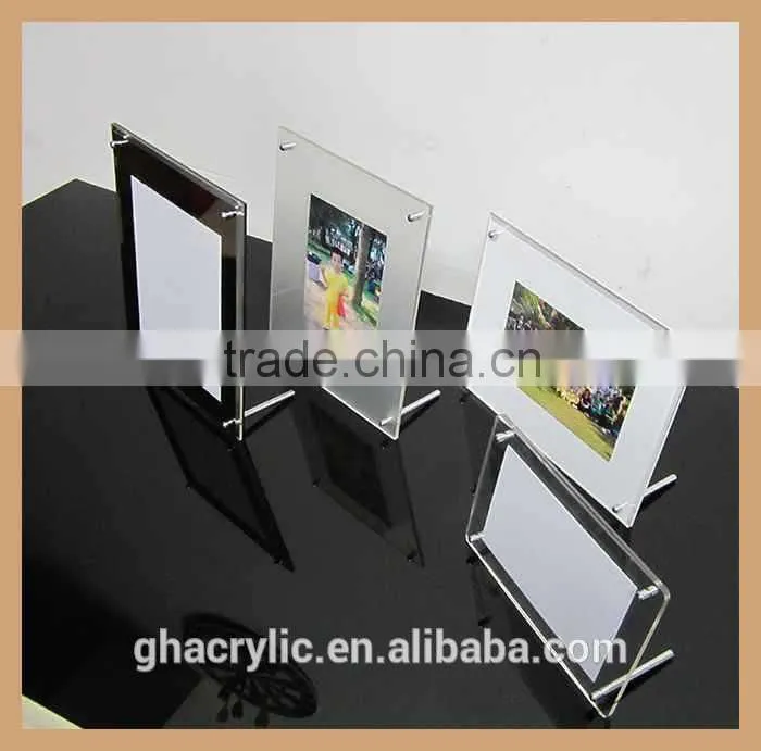 GH-P0030 professional manufacturer simple style plexiglass picture plastic photo frame photo frame