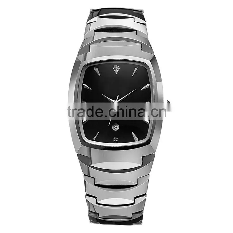 Elegance tungsten watch high quality sapphire glass watch tungsten band watch