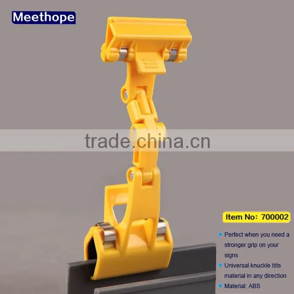 Supermarket Display Plastic Clip Sign Holders