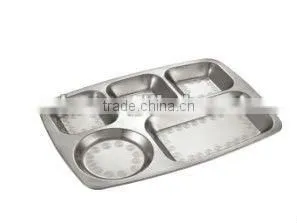 Stainless steel fast food tray mess tray