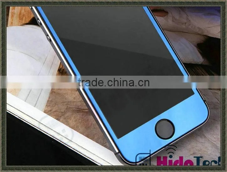 purple color tempered glass screen protector for apple iphone