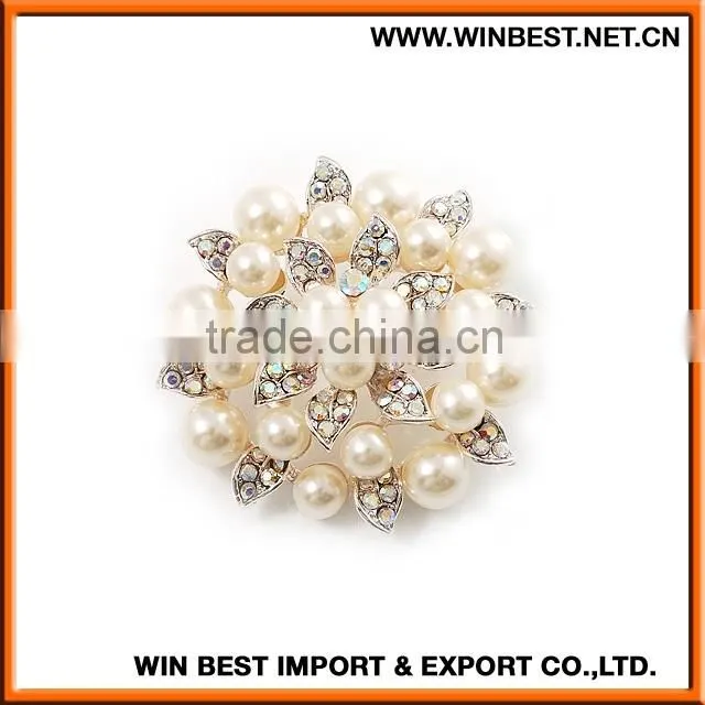 2015 Hot selling cheap rhinestone brooches in bulk, fashion brooch pin,metal brooch pin